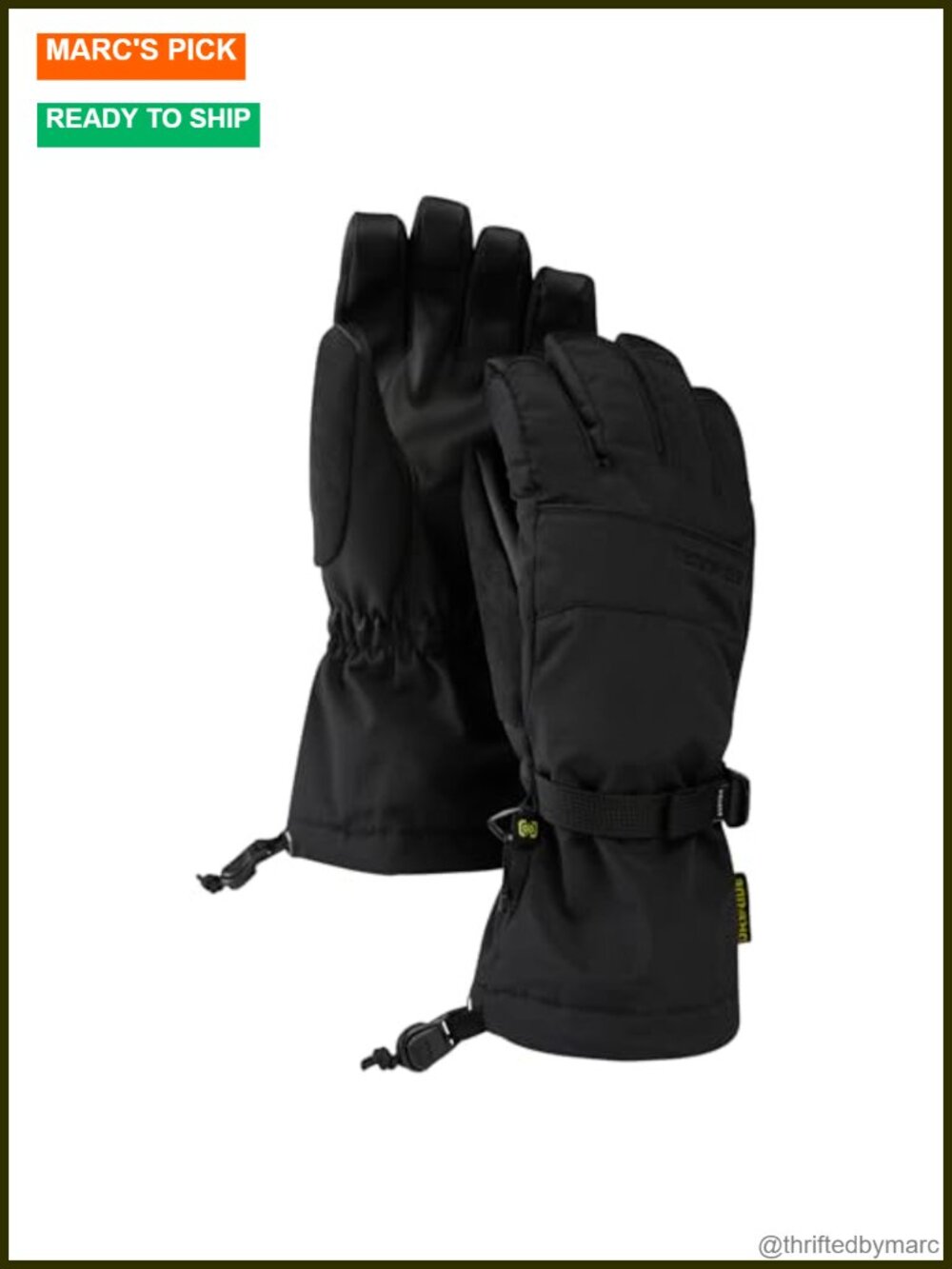 Women's Skiing Snowboarding Gloves Waterproof Touchscreen Pre-Curved Fit